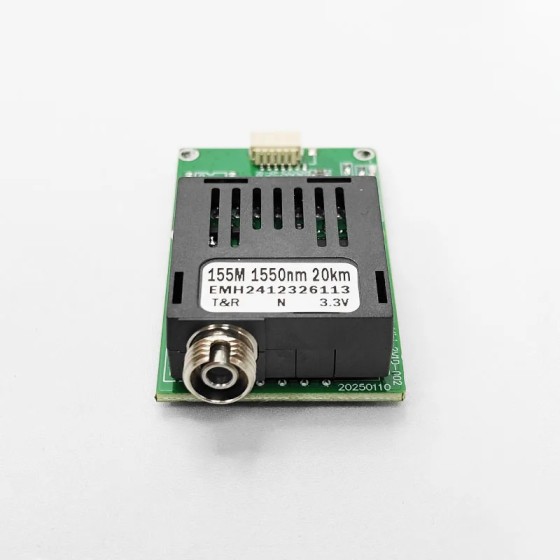Original DC5.5-26V Sky/Ground TTL Optical Transceiver Module 1-channel Video TTL Optical Transceiver Machine to Fiber Optic